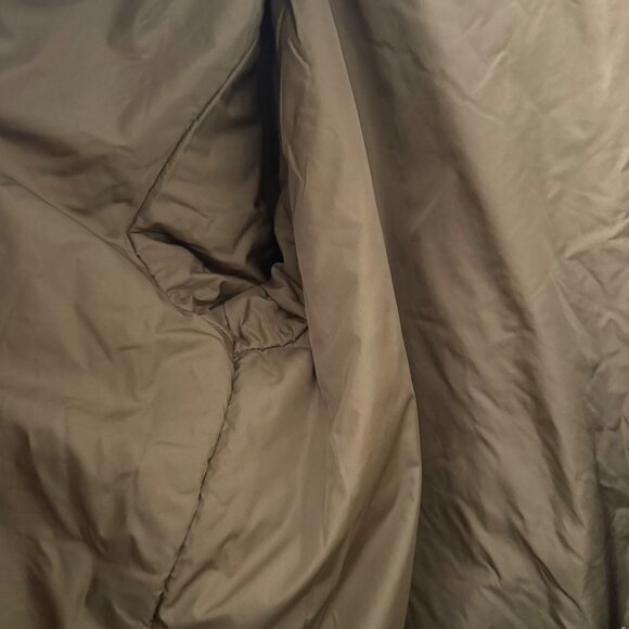 LL Bean Tan Gore-Tex Prima Loft Parker Warm Long Hooded Jacket Mens Large - Picture 5 of 8